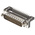 Harting 25 Way Right Angle Through Hole D-sub Connector Plug, 2.76mm Pitch, with 4-40 UNC Female Screwlocks, Boardlocks