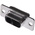 HARTING 2 Way Cable Mount D-sub Connector Socket, 6.86mm Pitch