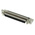 TE Connectivity Amplimite .050 III 68 Way Right Angle Through Hole D-sub Connector Socket, 2.54mm Pitch, with