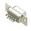 TE Connectivity Amplimite HD-20 9 Way Panel Mount D-sub Connector Socket, 2.74mm Pitch