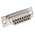 MH Connectors MHD 15 Way Cable Mount D-sub Connector Plug, 2.77mm Pitch