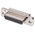 ITT Cannon MDM 25 Way Panel Mount D-sub Connector Plug, 1.27mm Pitch