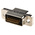ITT Cannon MDM 15 Way Panel Mount D-sub Connector Socket, 1.27mm Pitch