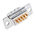 FCT from Molex F 9 Way Panel Mount D-sub Connector Plug, 2.84mm Pitch