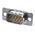 Amphenol ICC D 9 Way Through Hole D-sub Connector Plug, 2.74mm Pitch