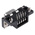 Amphenol ICC Delta D 9 Way Right Angle Through Hole D-sub Connector Socket, 2.74mm Pitch, with M3 Inserts