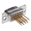 Provertha 9 Way Panel Mount D-sub Connector Plug, 2.75mm Pitch