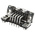 TE Connectivity Amplimite HD-20 9 Way Right Angle Through Hole D-sub Connector Plug, 2.74mm Pitch, with 4-40 UNC