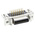 3M MDR 102 26 Way Right Angle Through Hole D-sub Connector Socket, 2.54mm Pitch