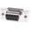 TE Connectivity Amplimite HDP-20 9 Way Right Angle Through Hole D-sub Connector Socket, 2.74mm Pitch, with 4-40 UNC