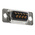 Hirose HD 9 Way Cable Mount D-sub Connector Plug