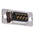 Hirose HD 9 Way Panel Mount D-sub Connector Socket, 2.74mm Pitch