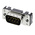 HARTING 9 Way Through Hole D-sub Connector Plug, 2.74mm Pitch, with 4-40 UNC Threaded Inserts, Boardlocks