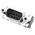 HARTING 9 Way Through Hole D-sub Connector Plug, 2.74mm Pitch, with 4-40 UNC Threaded Inserts, Boardlocks