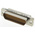 ITT Cannon MDM 51 Way Panel Mount D-sub Connector Socket, 1.27mm Pitch