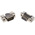 Harting D-Sub 15 Way Right Angle SMT D-sub Connector Plug, 2.76mm Pitch, with Boardlocks, M3 Female Screwlocks
