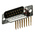 MH Connectors MHDD-M 15 Way Right Angle Through Hole D-sub Connector Plug, 2.77mm Pitch
