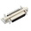 3M MDR 102 40 Way Right Angle Through Hole D-sub Connector Socket, 1.27mm Pitch, with Shroud & Latch Hook