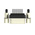 TE Connectivity 2301826 9 Way Vertical Board Mount D-sub Connector Plug, 2.77mm Pitch