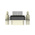 TE Connectivity 9 Way Vertical Board Mount PCB D-sub Connector Socket, 2.77mm Pitch
