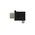 2301844 9 Way Right Angle Board Mount PCB D-sub Connector Receptacle, 2.77mm Pitch, with Boardlock