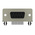 2301844 9 Way Right Angle Board Mount PCB D-sub Connector Receptacle, 2.77mm Pitch, with Boardlock