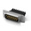 TE Connectivity AMPLIMITE HDE 2 Way Horizontal Cable Mount D-sub Connector Plug, 2.77?mm Pitch