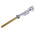 HARTING, D-Sub High Density Series, Male Crimp D-sub Connector Contact, Gold, 26 → 24 AWG