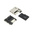 3M 8 Way Right Angle Micro SD Memory Card Connector With Solder Termination