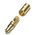 Phoenix Contact, VS-BU-KX-50-RG58 Series, Male Solder Cup D-Sub Connector Coaxial Contact, Gold Plated, 18 AWG