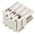 TE Connectivity AMP DUOPLUG Series Female Edge Connector, PCB Mount, 3-Contacts, 2.5mm Pitch, 1-Row, Solder Termination