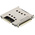 Molex 18 Way Right Angle MicroSD, SIM Memory Card Connector With Solder Termination