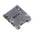 Hirose 8 Way Right Angle Micro SD Memory Card Connector With Solder Termination