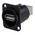 RS PRO Straight, Panel Mount, Socket Type A to B 2.0 USB Connector