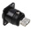 RS PRO Straight, Panel Mount, Socket to Socket Type B to A 2.0 USB Connector