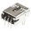 Molex Right Angle, Through Hole, Socket Type B 2.0 USB Connector