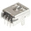 Molex Right Angle, Through Hole, Socket Type Micro AB 2.0 USB Connector
