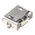 TE Connectivity Right Angle, SMT, Socket Type Micro AB 2.0 USB Connector