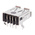 TE Connectivity Straight, Through Hole, Socket Type A USB Connector