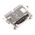 Amphenol ICC Right Angle, SMT, Socket Type B 2.0 USB Connector