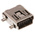 TE Connectivity Right Angle, SMT, Socket Type B 2.0 USB Connector