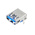 Molex Right Angle, Through Hole, Socket Type A 3.0 USB Connector