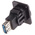 RS PRO Straight, Panel Mount, Socket Type A to A 3.0 USB Connector