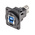 RS PRO Straight, Panel Mount, Socket Type A to A 3.0 USB Connector