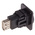 RS PRO Straight, Panel Mount, Socket Type A to A 2.0 USB Connector