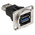 RS PRO Straight, Panel Mount, Socket Type A to A 3.0 USB Connector