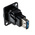 RS PRO Straight, Panel Mount, Socket to Socket Type B to A 3.0 USB Connector