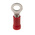 RS PRO Insulated Ring Terminal, M4 Stud Size, 0.5mm² to 1.5mm² Wire Size, Red