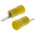 RS PRO Insulated Crimp Blade Terminal 10mm Blade Length, 2.5mm² to 6mm², 12AWG to 10AWG, Yellow