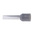 RS PRO Insulated Crimp Bootlace Ferrule, 12mm Pin Length, 3.2mm Pin Diameter, 4mm² Wire Size, Grey
